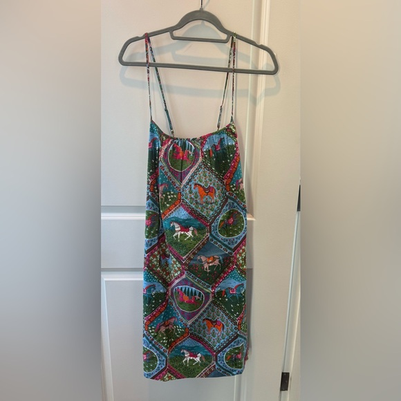 NWOT Prinfresh Cami Nightgown in High Horse Print 2X - Picture 1 of 3